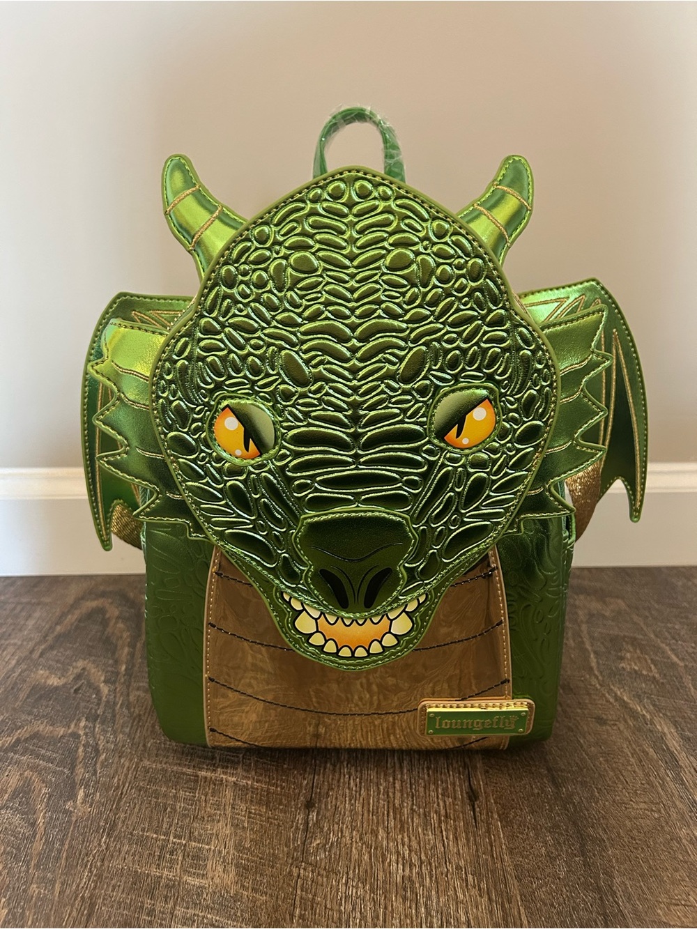 Loungefly Green Dragon Mini Backpack - BAM Exclusive - NWT